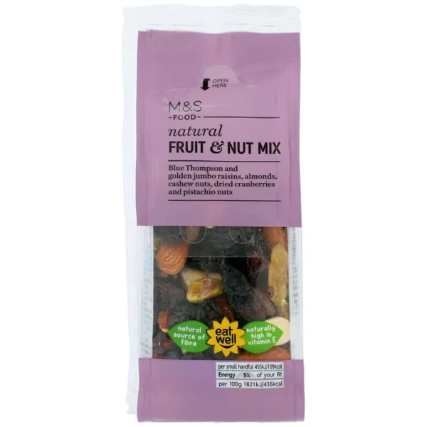 M&S Natural Fruit & Nut Selection 150g