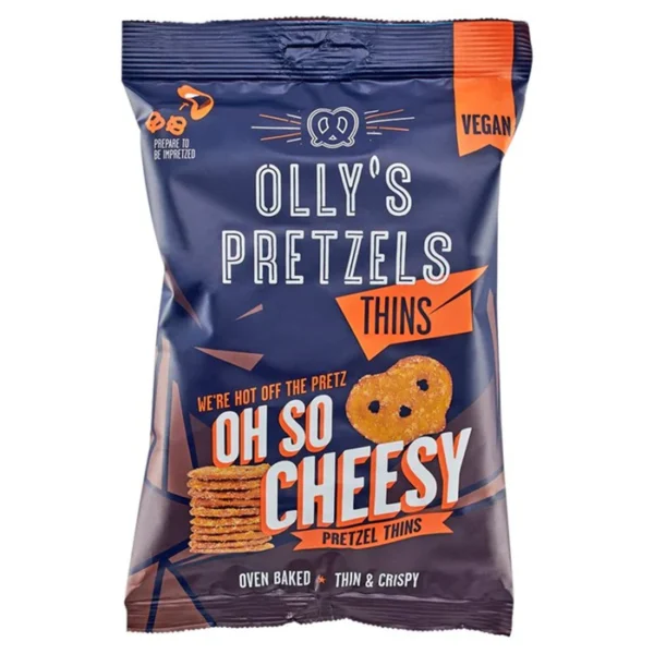 Olly's Pretzel Thins Oh So Cheesy 140g