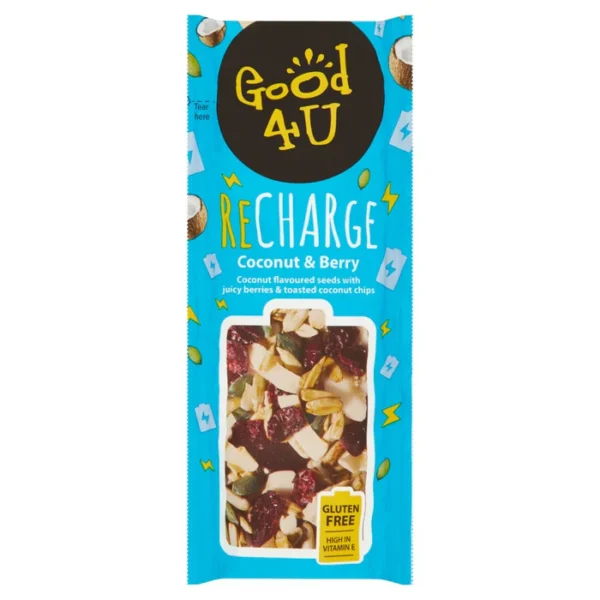 Good4U Recharge Coconut & Berry Super Seed Snack 30g