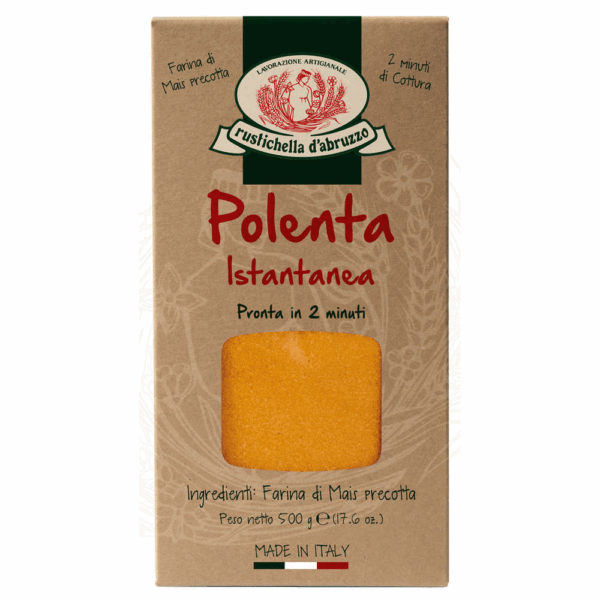 Polenta Istantanea farine de maïs précuite pour polenta paquet de 500 g - Rustichella d'Abruzzo