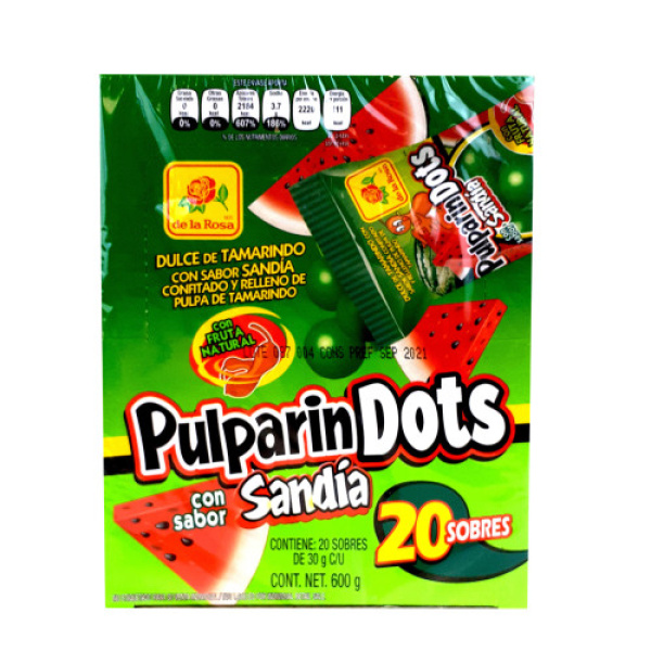 Pulparindots Watermelon 600g