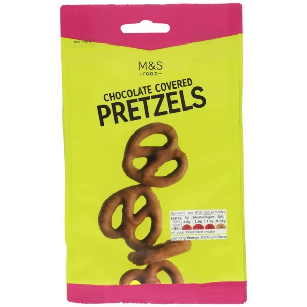 M&S Chocolate Coated Pretzels 95g