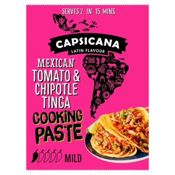 Capsicana Mexican Tomato Chipotle Fajita Paste 60g