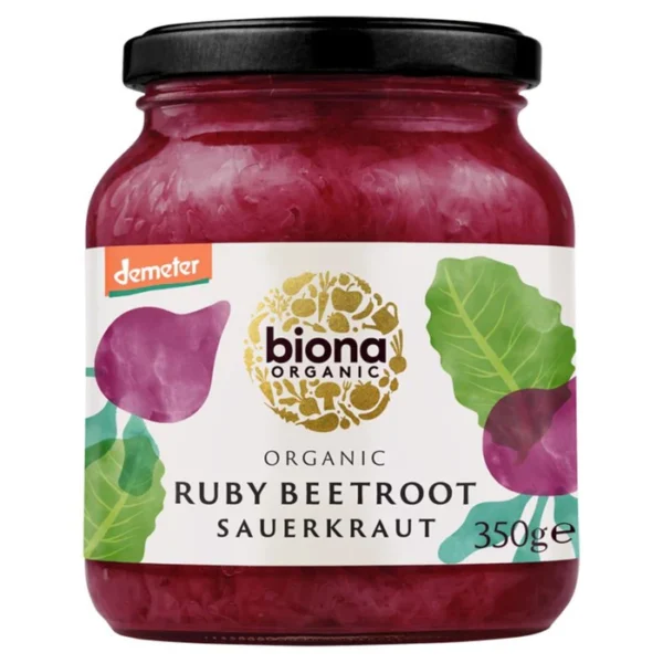 Biona Organic Ruby Beetroot Sauerkraut 350g