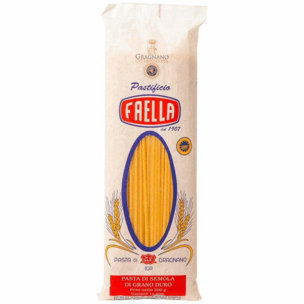 Fettuccine IGP Italienne Pâtes de Blé Dur 500g Pack - Faella Gragnano