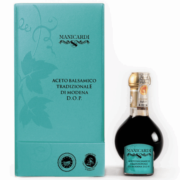 Vinaigre Balsamique Traditionnel de Modène AOP Affinato 100 ml mindestens 12 Jahre gereift - Manicardi