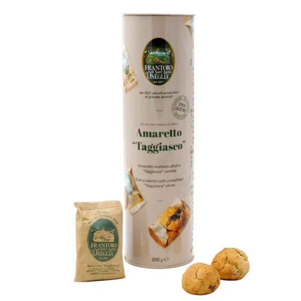 Amaretti soft biscuits with candied Taggiasca olives 200 gr
