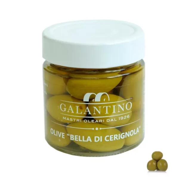 Apulian Green Olives Bella di Cerignola 220 gr