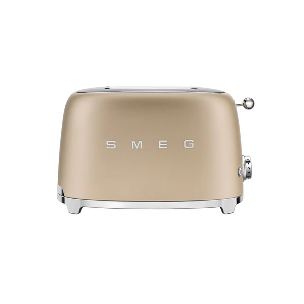 Toaster 2 tranches années 50 or mat Smeg