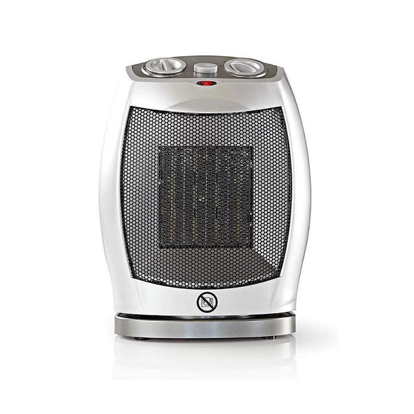 chauffage électrique céramique 1500W gris noir Vendos85