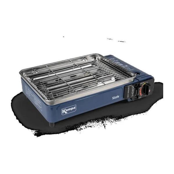 Gril Barbecue A Cartouche Gaz - Kampa - Sizzle - Bleu Kampa