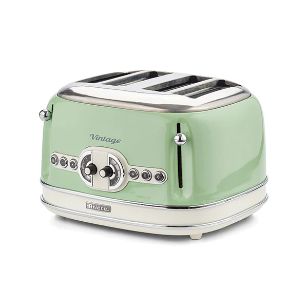 Grille pain 4 fentes Vintage Verde 1630 W Ariete
