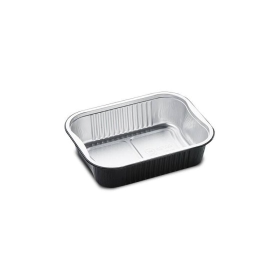 Barquette aluminium noire Ready2Cook 750 ml - par 110