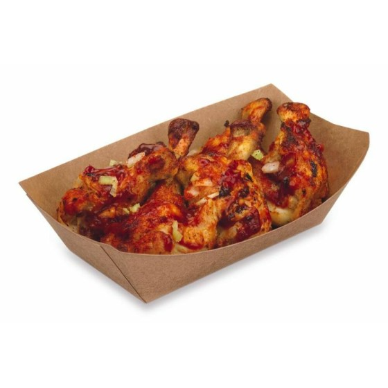 Barquette carton kraft brun 200 ml - par 250