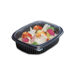 Barquette plastique noire Cookipack 1000 ml - par 320