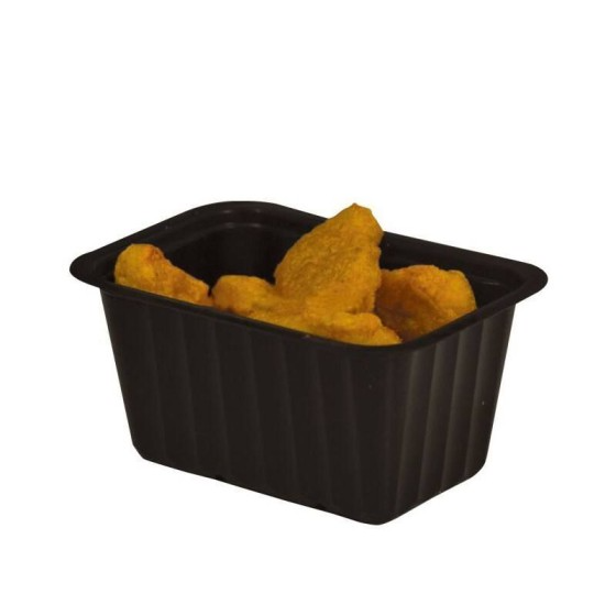 Barquette plastique noire scellable 500 ml - par 100