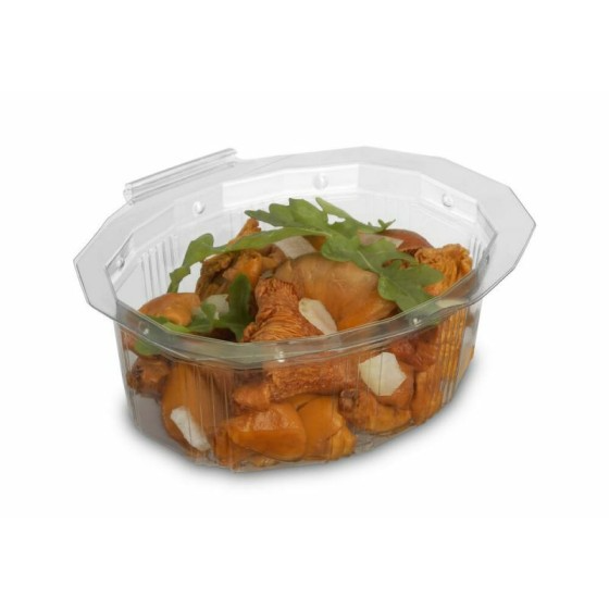 Barquette plastique transparente à couvercle Multipack 250 ml - par 360