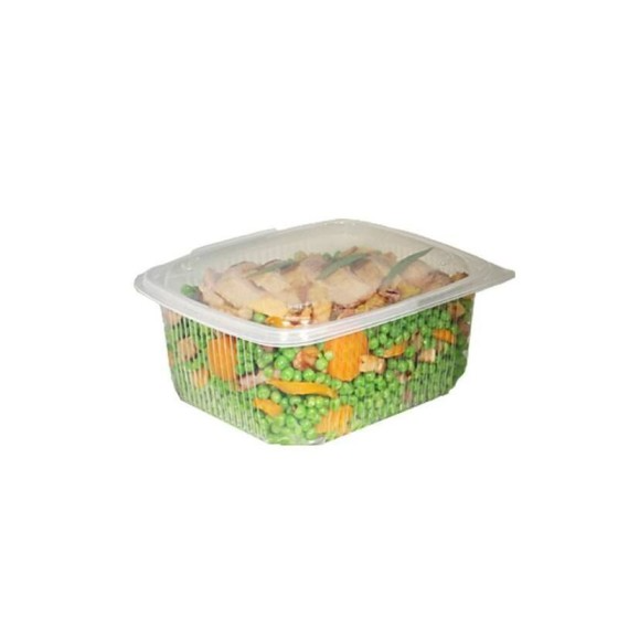 Barquette plastique transparente avec couvercle Ondipack 1200 ml - par 300