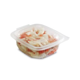 Barquette plastique transparente avec couvercle Ondipack 250 ml - par 900