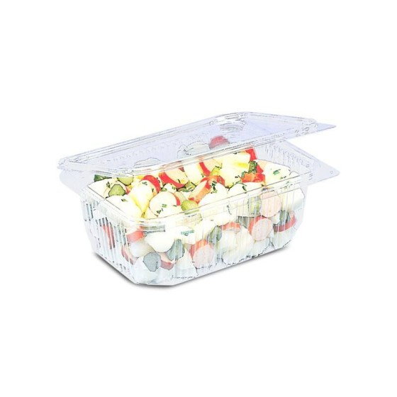 Barquette plastique transparente avec couvercle Optipack 1000 ml - par 400