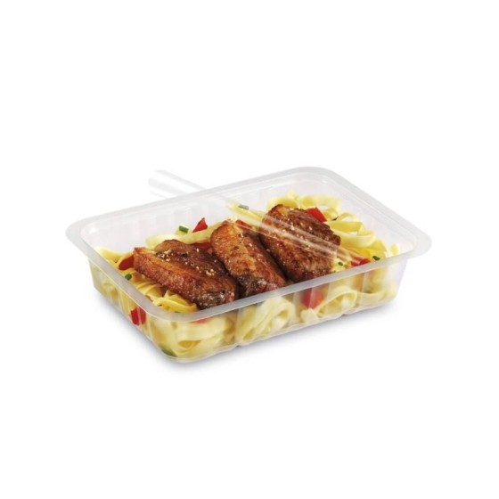 Barquette plastique transparente scellable 750 ml - par 100