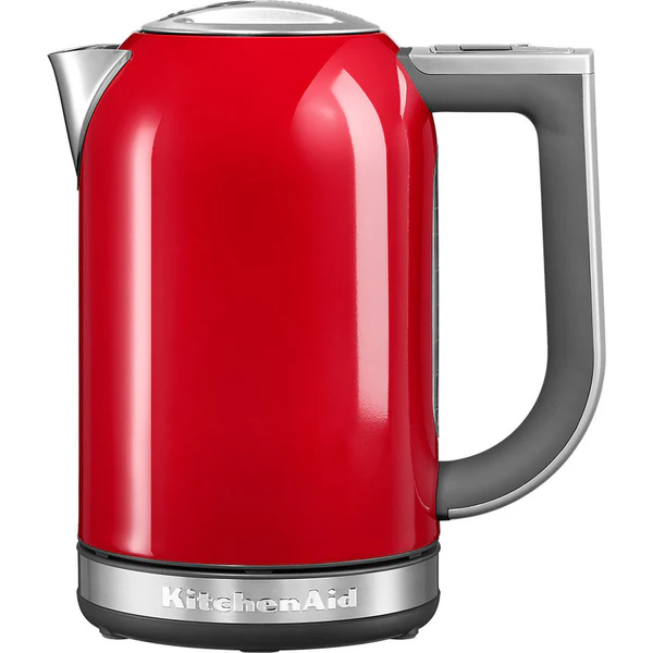 bouilloire électrique de 1,7L 2400W rouge empire argent Kitchenaid