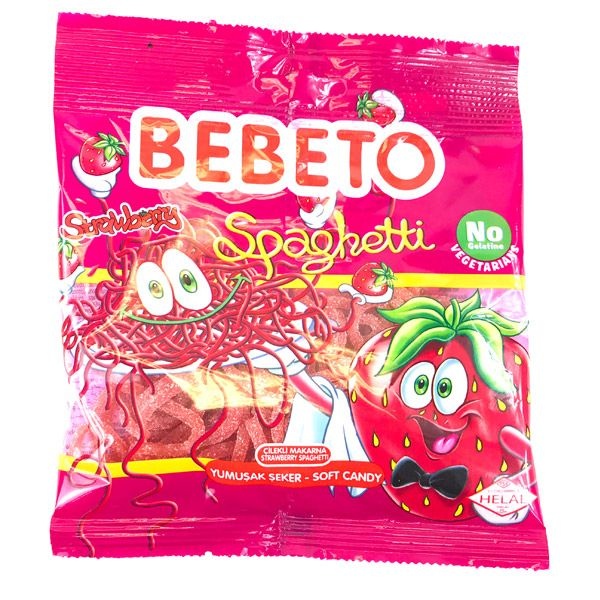 Bebeto Spaghetti Strawberry Flavor