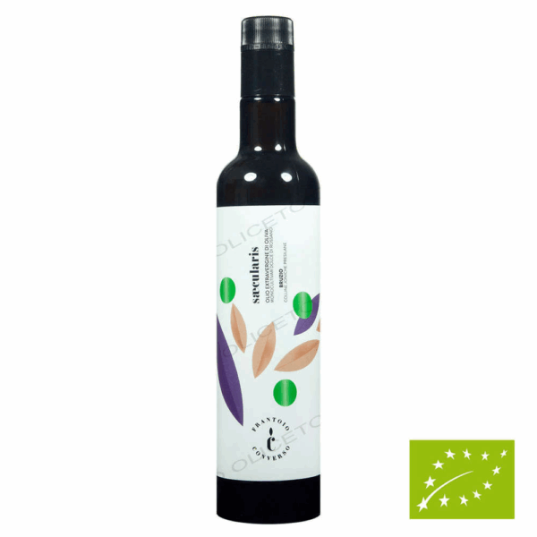 Saecularis Dolce Rossano Huile d'olive extra vierge biologique Bouteille de 500 ml - Frantoio Converso