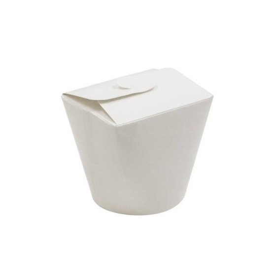 Boîte à pâtes carton blanche 480 ml - par 50