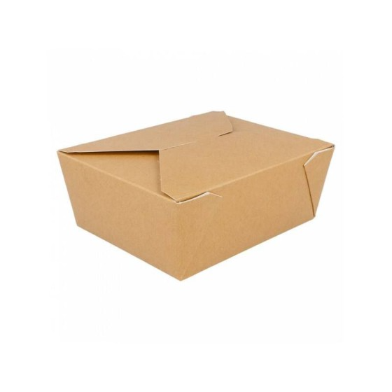 Boîte américaine kraft brun 1350 ml - par 50