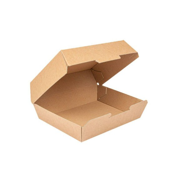 Boîte lunch box kraft brun 22,5 x 8,5 x 17 cm - par 50