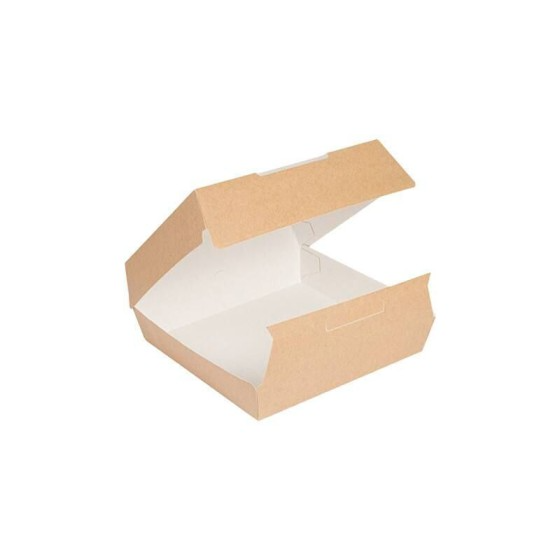 Boîte lunch box kraft brun 24 x 9 x 23,5 cm - par 50