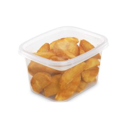Boîte plastique transparente avec couvercle Prestipack 1350 ml - par 200