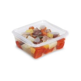 Boite prestipack transparente 1000 ml avec couvercle - par 30