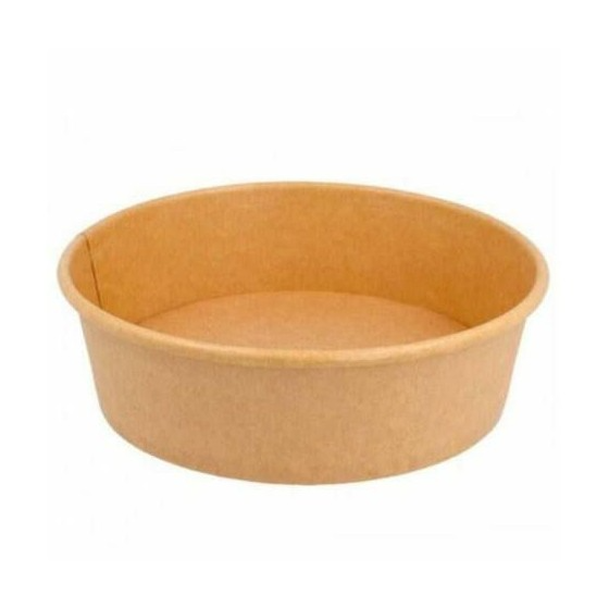 Bol salade rond kraft brun 500 ml - par 50