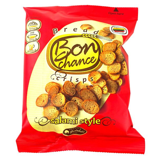 Bon Chance Salami Bread Crisps