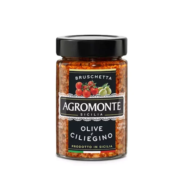 Bruschetta with Olives and Cherry Tomatoes 200 g
