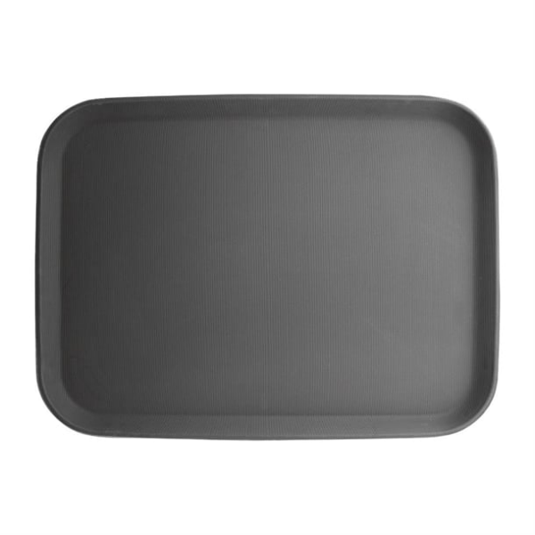 Plateau rectangulaire antidérapant en fibre de verre Cambro EpicTread bleu 350 mm