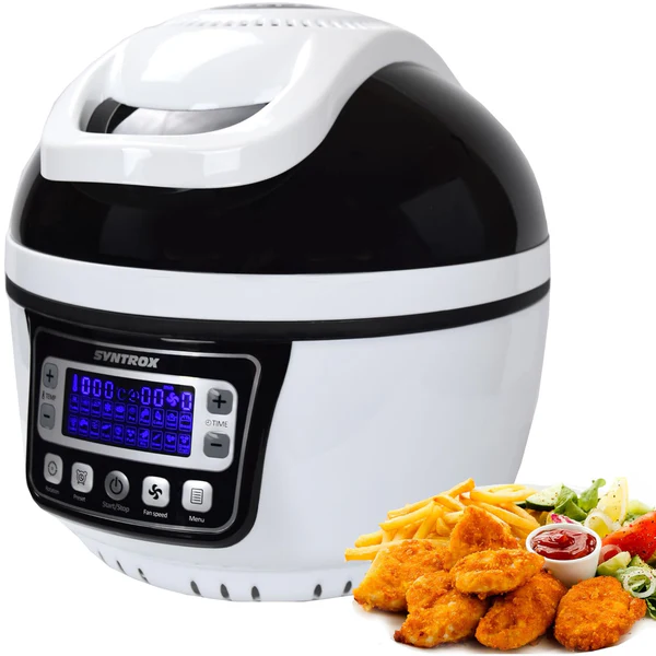 Friteuse à air chaud turbo avec écran LED 10L max. 250 ° noir Syntrox