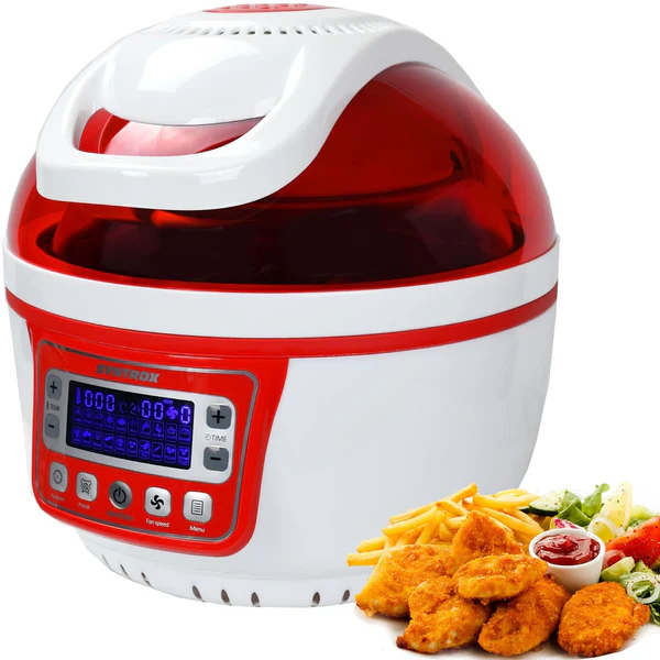 Friteuse à air chaud turbo avec écran LED 10L max. 250 ° rouge Syntrox