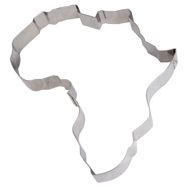 Cadre inox forme Afrique