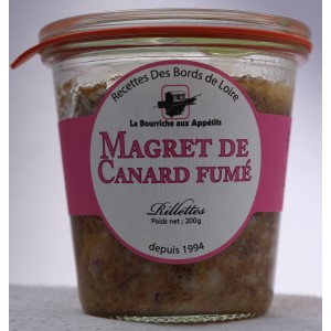 Rillettes de Magret de Canard Fumé 200g