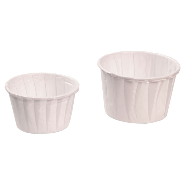 Caissette de cuisine en papier blanc