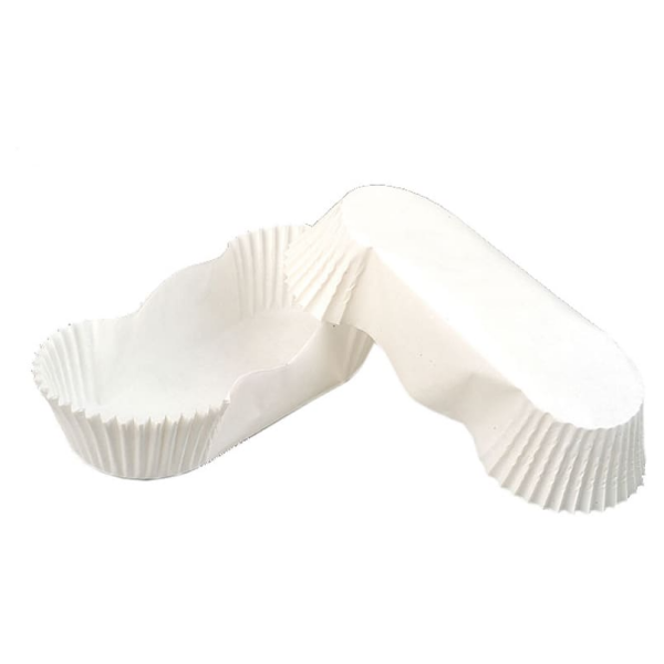 Caissettes ovales papier plissé
