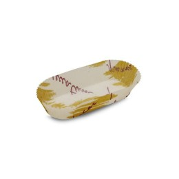 Caissette plissée ovale décor ALIZEE 10,5 x 4 x 2,5 cm (n°88) - par 1000