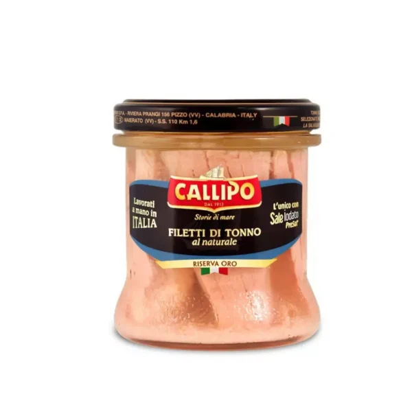 Callipo Tuna fillets Natural Brine Riserva Oro 150 gr