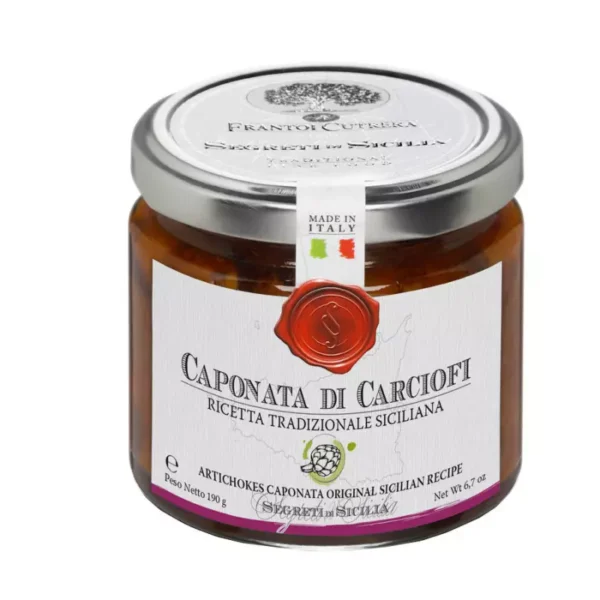 Caponata of Artichokes Sicilian Recipe 190 gr