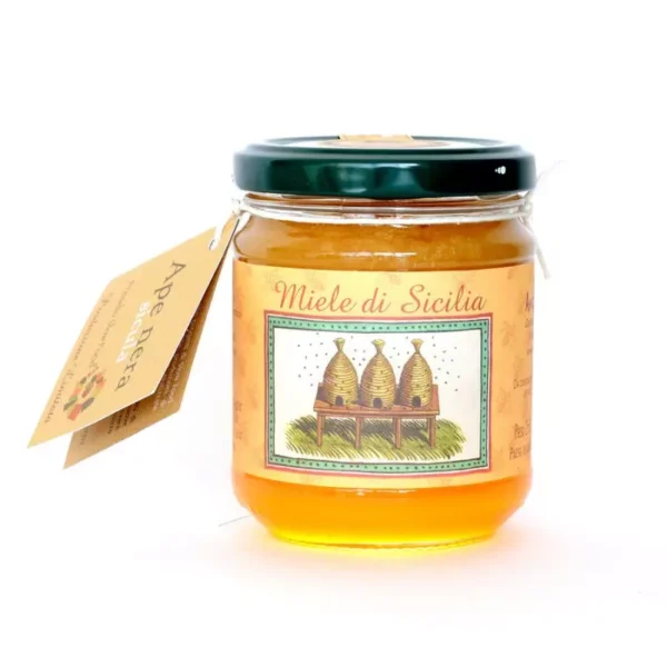 Carob Honey Sicilian Black Bee 250 gr