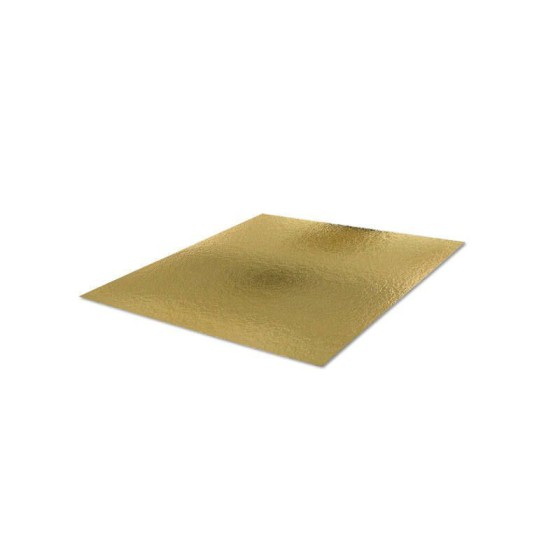 Carré carton or/noir 1100 g/m² 18 x 18 cm - par 50