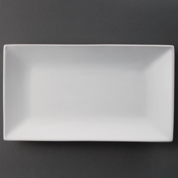 Plat rectangulaire de service 380 x 200mm Olympia